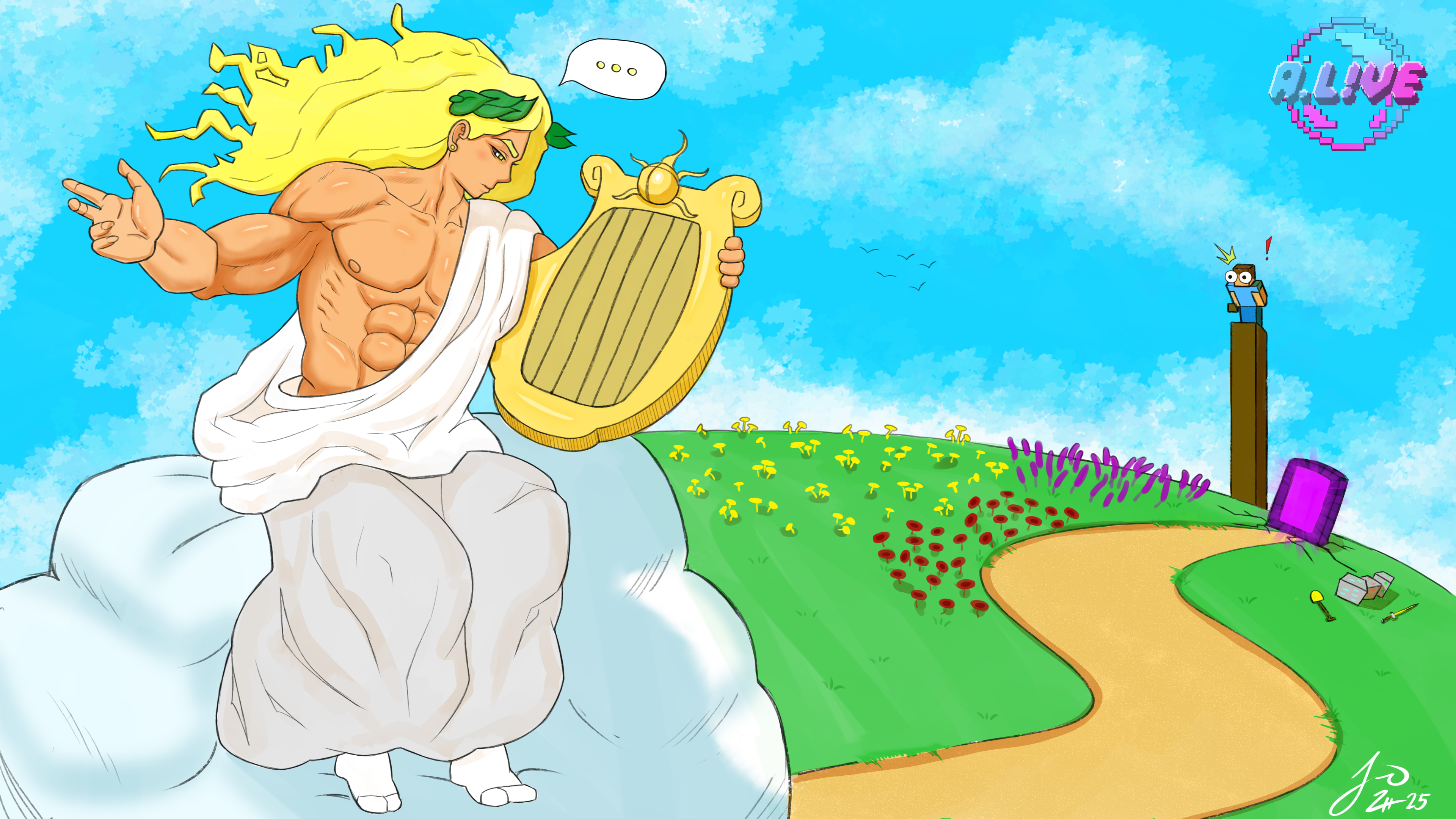 Apollo Digital Artwork